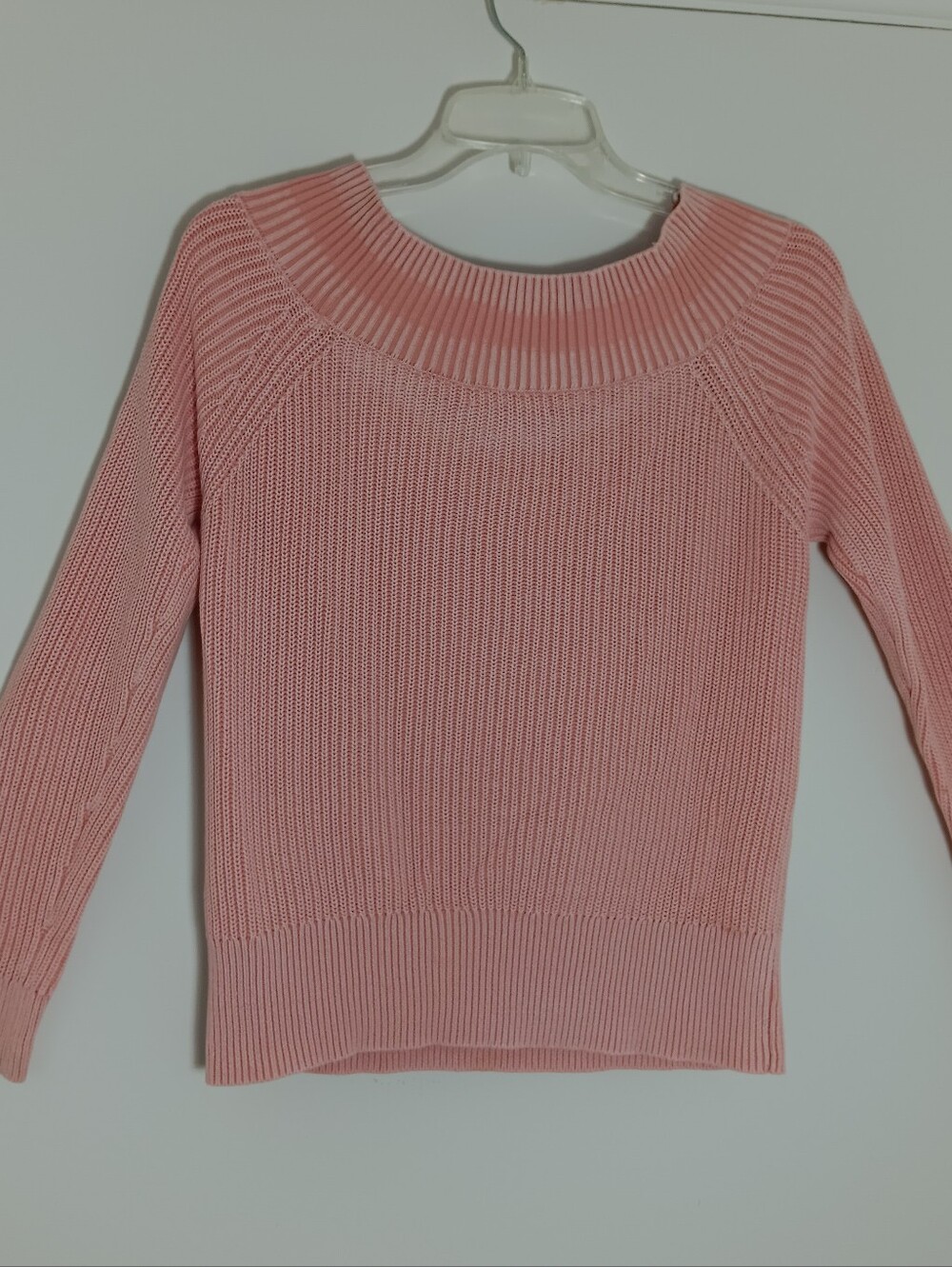 Rag And Bone Pink Rip Knit V-neck Sweater Pullover Size Small - Picture 5 of 9